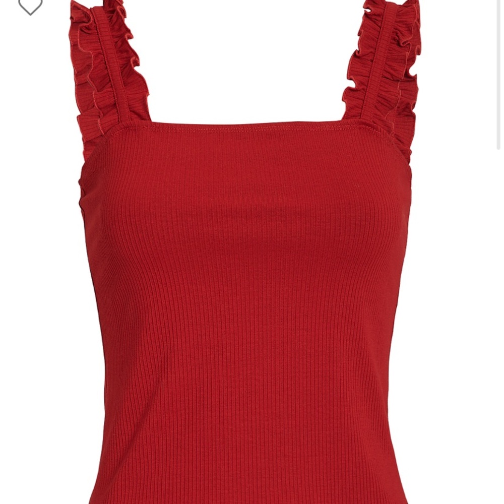 Ivy Ruffle Tank - Intermix - Picture 2 of 5